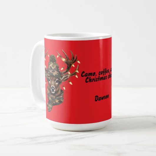Christmas deer Mug (Devant gauche)