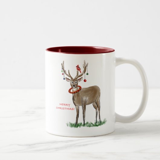 Christmas Deer Mug (Droit)