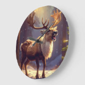 Christmas DEER TO SANTA'S HEART Grote Klok (Hoek)