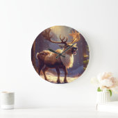 Christmas DEER TO SANTA'S HEART Grote Klok (Huis)