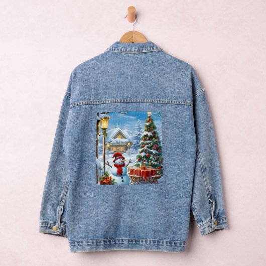 Christmas Denim Jacket (Hangar)