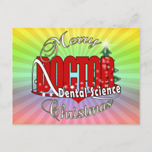 CHRISTMAS Dental Science Feestdagenkaart