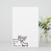 CHRISTMAS-DESIGN BRIEFPAPIER (Staand voorkant)