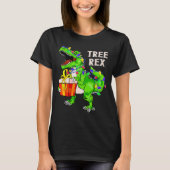 Christmas Dinosaur Shirt Tree Rex Pajamas Xmas Men (Voorkant)