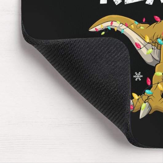 Christmas Dinosaur Tree Rex Pajamas Men Boys Kids Muismat (Hoek)