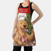 Christmas Dog Holiday Baking Apron Schort (Insitu)