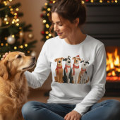 Christmas Dogs Tri-Blend Shirt
