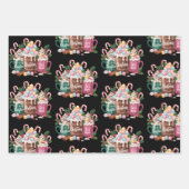 Christmas Drinks Pink Coquette Gingerbread Coffee  Inpakpapier Vel (Voorkant)