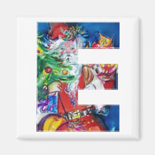 CHRISTMAS E BRIEF / SANTA MET CHRISTMAS TREE MAGNEET