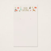 Christmas Earring Logo Display Kaart (Voorkant)