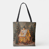 Christmas eco tas (Achterkant)