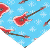 Christmas elektrische gitarist Pattern Korte Tafelloper (Hoek)