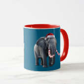 Christmas Elephant Mug (Devant droit)
