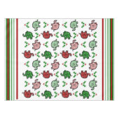 Christmas Elephant Pattern Tablecloth Tafelkleed (Voorkant (Horizontaal))