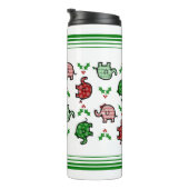 Christmas Elephant Tumbler Thermosbeker (Geroteerd rechts)
