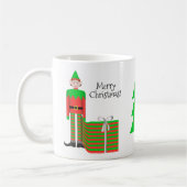 Christmas Elf Mug - Forfait Cadeau Gratté (Gauche)