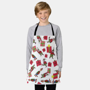 Christmas Elves Boys Chef schort