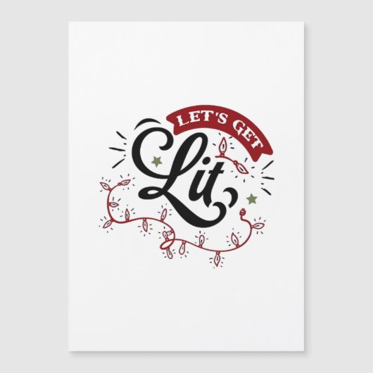 Christmas Eve Merry Christmas - Let's Get Lit (Voorkant)