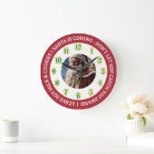 Christmas Eve Santa Clock Grote Klok (Huis)