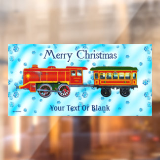 Christmas Express - Vrolijk kerstfeest Raamsticker