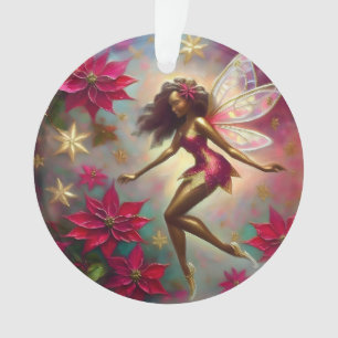 Christmas Fairy Collectie - Bruin Natuurlijk Haar Ornament