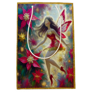 Christmas Fairy Collectie - Donkerbruin haar Medium Cadeauzakje