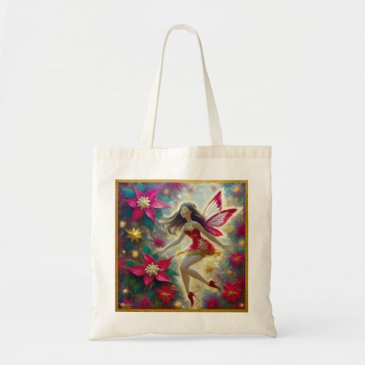 Christmas Fairy Collectie - Donkerbruin haar Tote Bag (Voorkant)