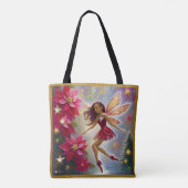 Christmas Fairy Collectie - Licht Auburn Haar Draagtas (Achterkant)