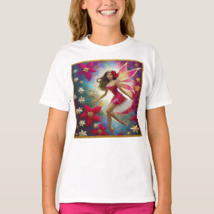 Christmas Fairy Collectie - Lichtbruin Haar T-shirt