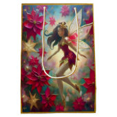 Christmas Fairy Collectie - Medium bruin haar Medium Cadeauzakje (Achterkant)