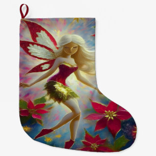 Christmas Fairy Collectie - Platinum Blond Haar Grote Kerstsok