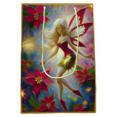 Christmas Fairy Collectie - Platinum Blond Haar Medium Cadeauzakje (Achterkant)