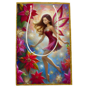 Christmas Fairy Collectie - Roodbruin haar Medium Cadeauzakje