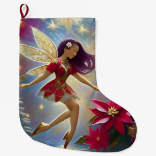 Christmas Fairy Collectie - Straight Plum Hair Grote Kerstsok