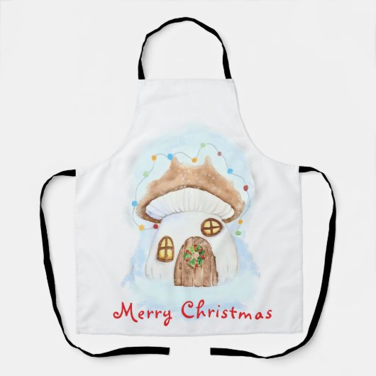 Christmas fairy house schort (Voorkant)