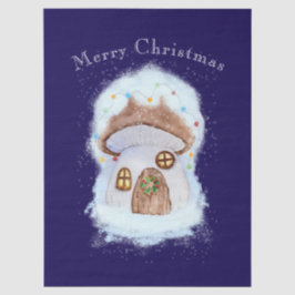 Christmas fairy house tissuepapier