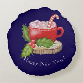 Christmas Fairytale House Rond Kussen