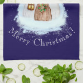 Christmas Fairytale House Theedoek (Gevouwen)