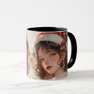 Christmas Fantasy : Holiday Romance Two-Tone Mug