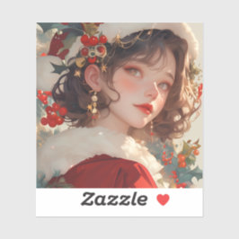 Christmas Fantasy: Vakantie Romance Vinyl Sticker