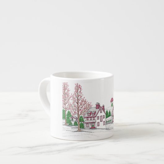 Christmas Farm Espresso Mug Espresso Kop (Voorkant links)