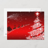 CHRISTMAS FEESTDAGENKAART (Voorkant / Achterkant)