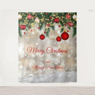 Christmas Festive Backdrop  Wandkleed