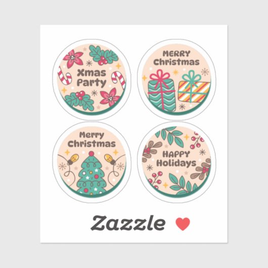 Christmas festive label collection (Vel)