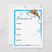 Christmas Field Spaniel Holiday Invitation (Dos)