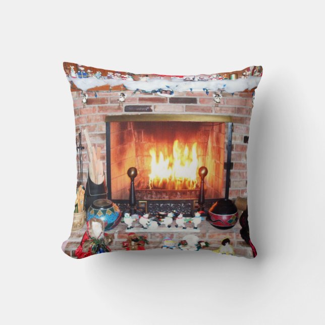 CHRISTMAS FIREPLACE KUSSEN (Voorkant)