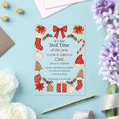 Christmas First Birthday Invitation | Festive (Insitu (Mariage))