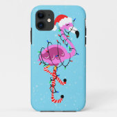 Christmas Flamingo Case-Mate iPhone Case (Achterkant)