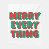 Christmas Fleece Blanket (Voorkant)