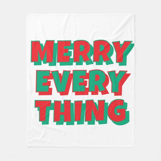 Christmas Fleece Blanket (Voorkant)